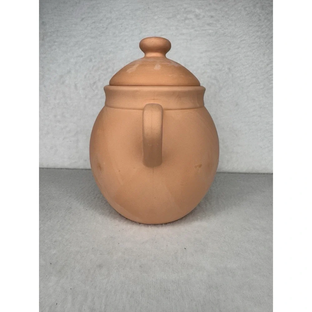 Terracotta Garlic Keeper with Lid & Handles Boston Warehouse